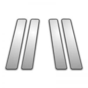 Накладки на стойки дверей стальные 4шт. для Infiniti QX56 2004-2010